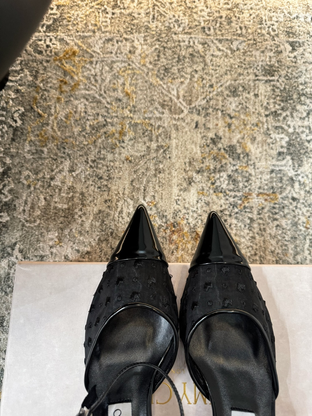 ua Ji*y Ch* aren slingbacks 4.5cm