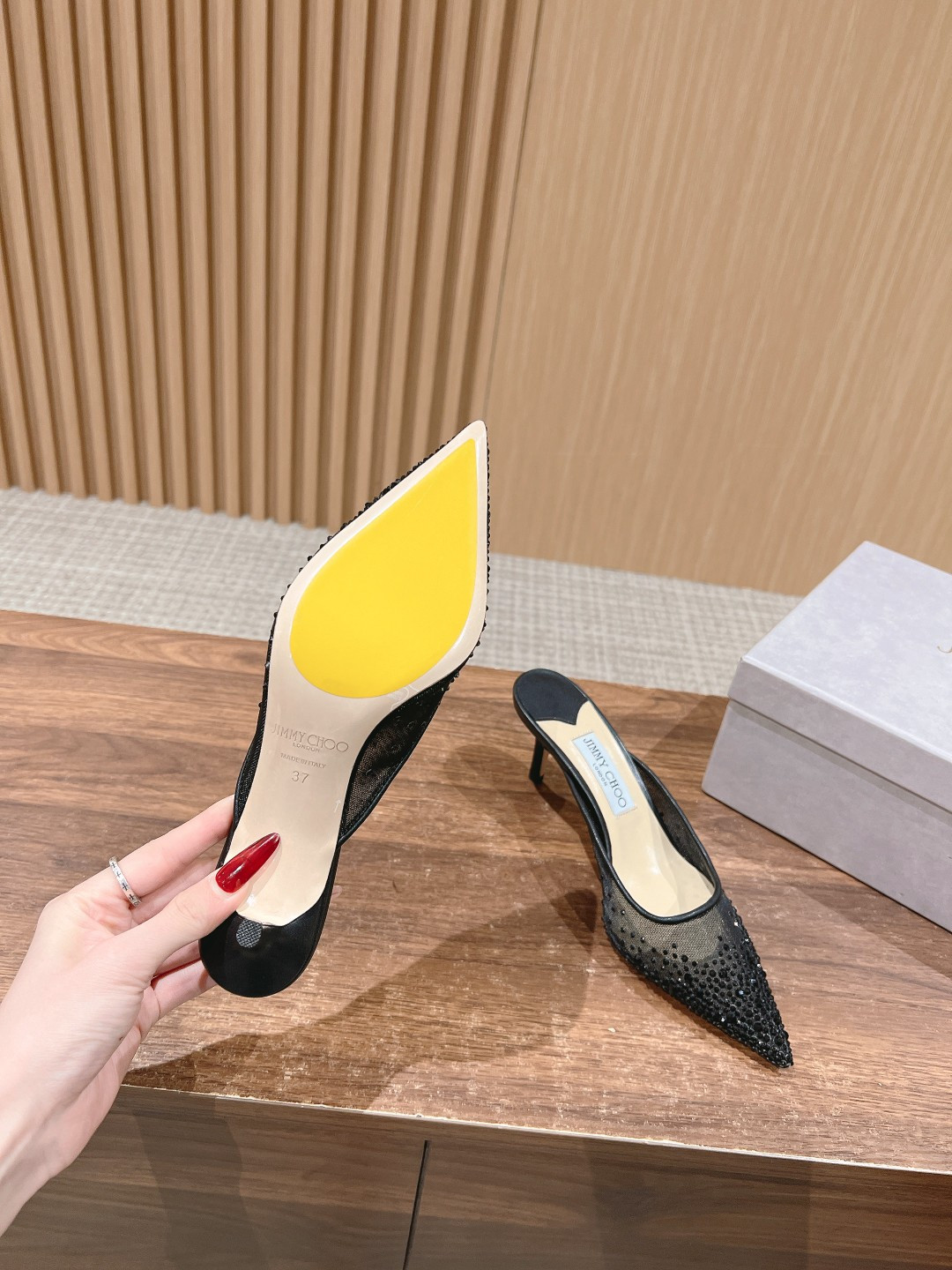 ua Ji*y Ch* vivi mules 6.5cm