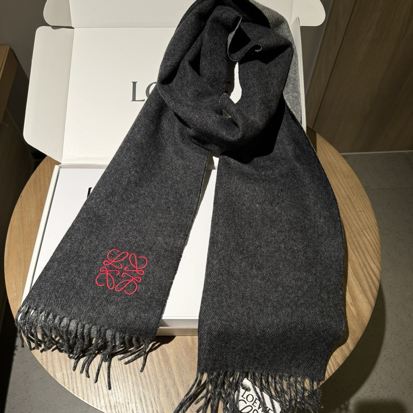 L0ew* scarf 35x190cm 100% lamb cashmere