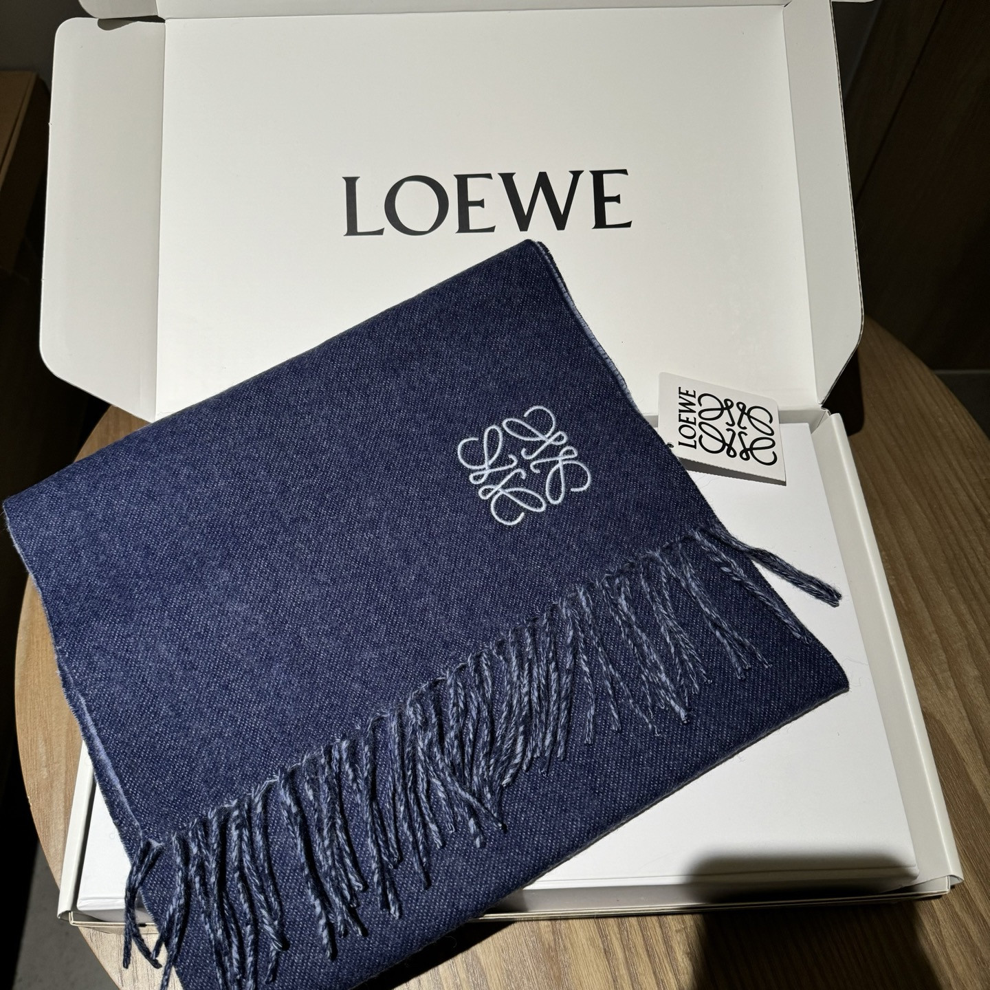 L0ew* scarf 35x190cm 100% lamb cashmere