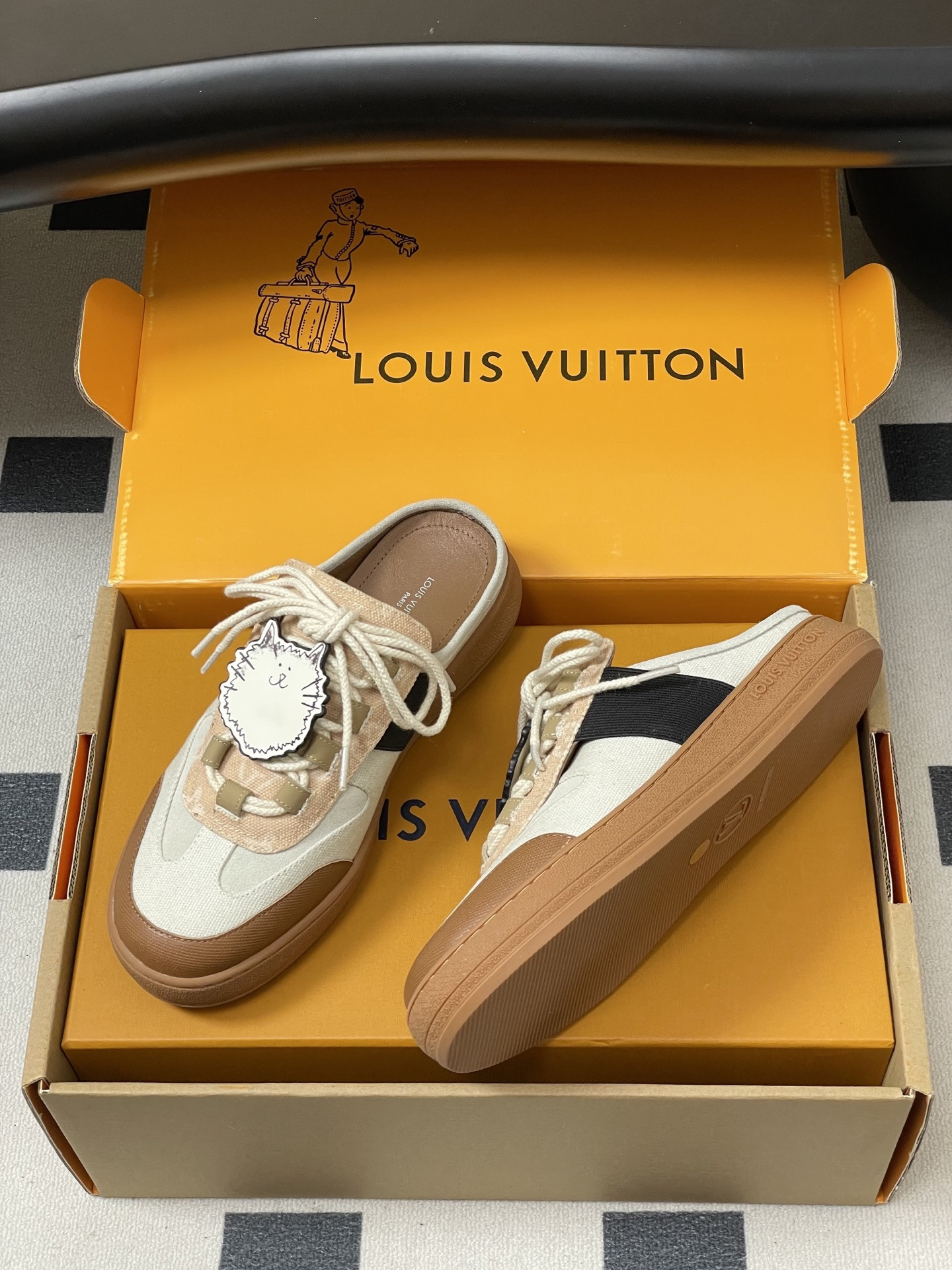 UA LV LOUS Open-Heel Sneakers