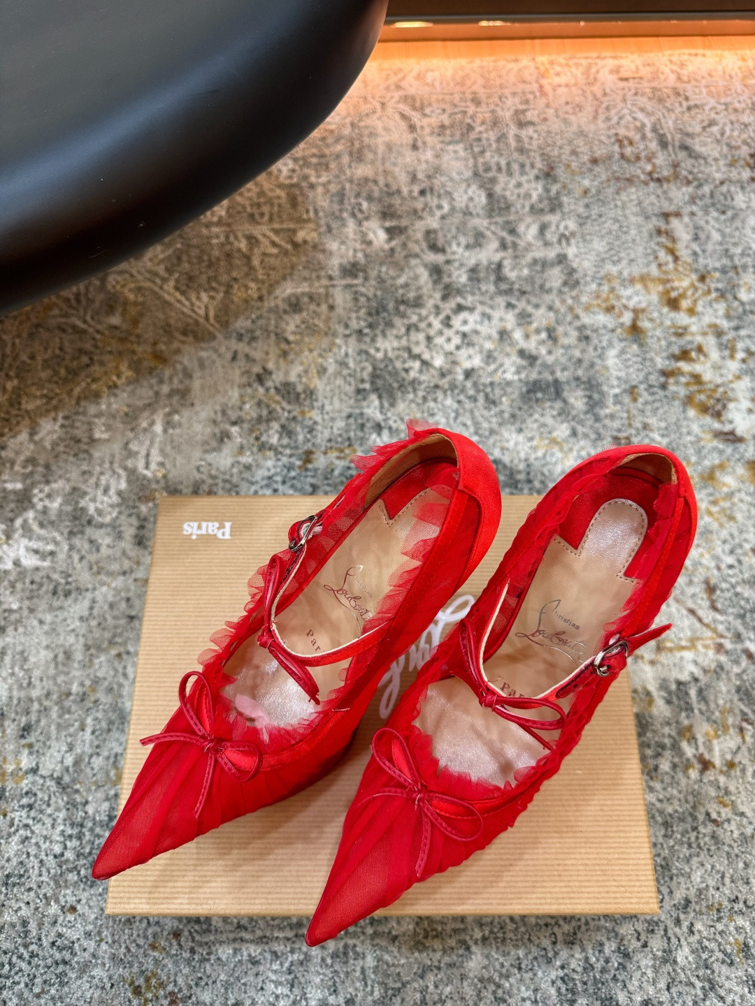 ua Ch**an louboutin 150mm pumps