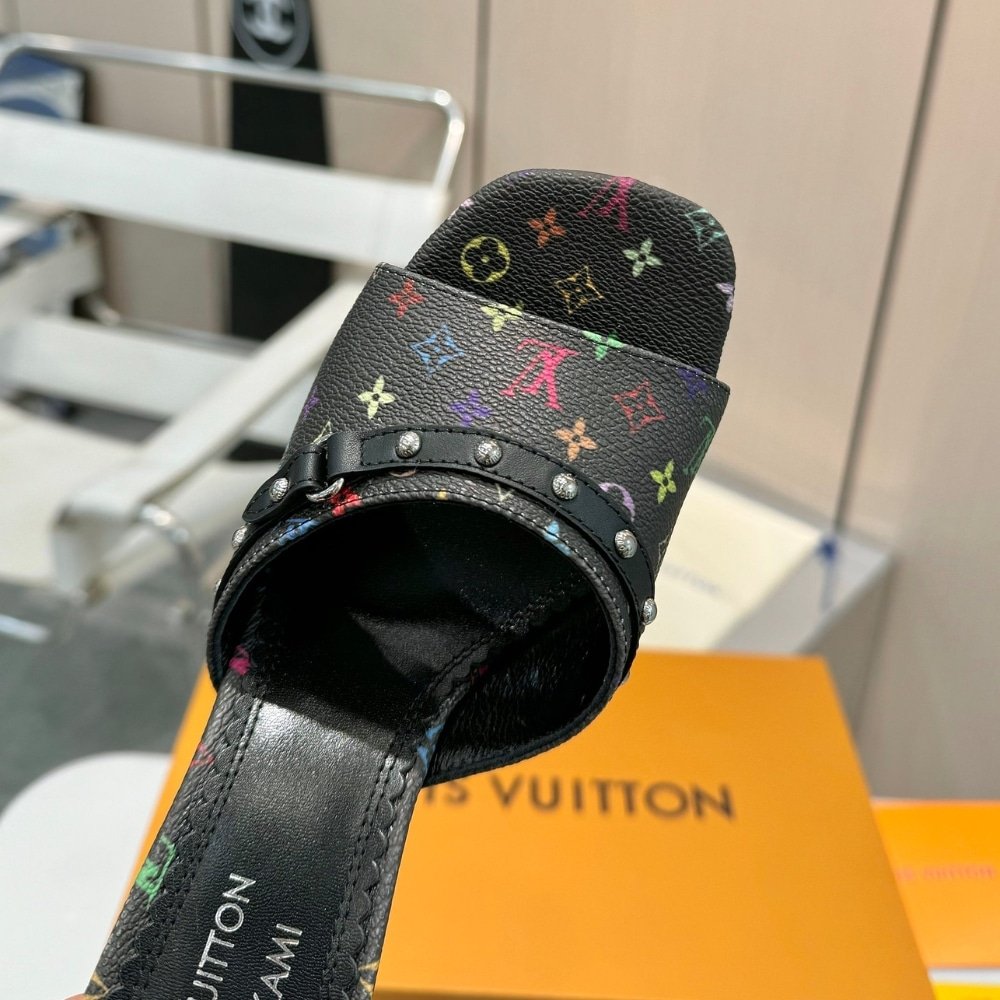 L0vis Vvtt0n X Takashi Murakami 6Am Mule Black 1Agwqq