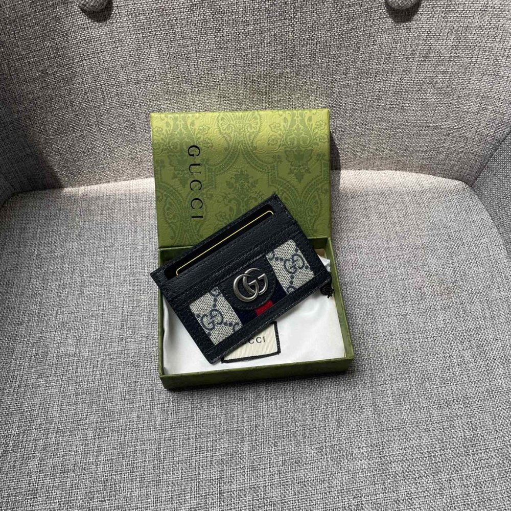 Gvc*1 Ophidia Gg Card Case Monogram Svp*me Black 10Cm 523159 96Iwn 4076
