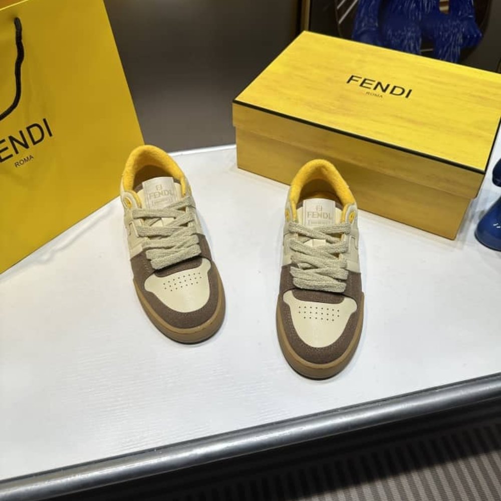 F**di Match Low Tops Beige 8E8252Ahh2F1Fhu