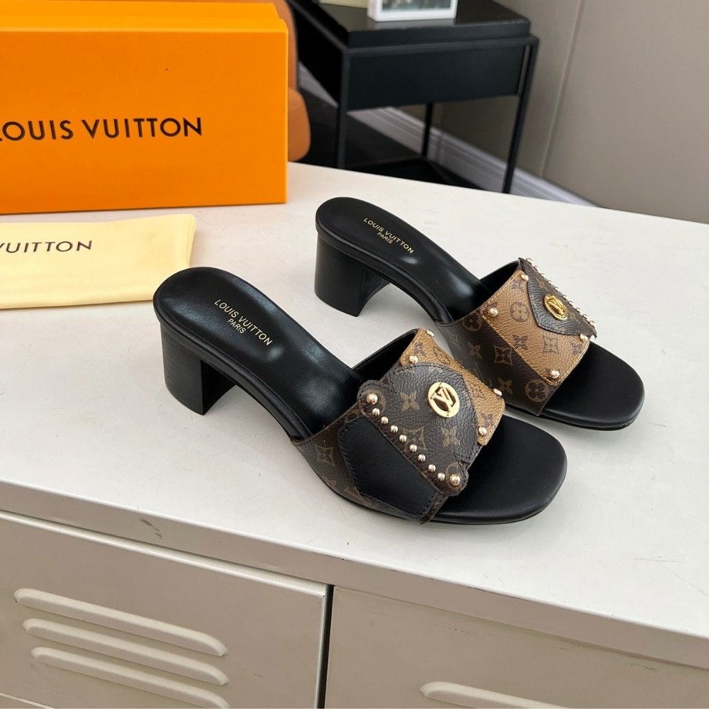 L0vis Vvtt0n Lv Frame Mule Cacao Brown