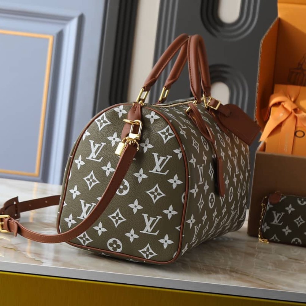 L0vis Vvtt0n Speedy P9 Bandoulière 40 Bag Green Sancha 40Cm M15244