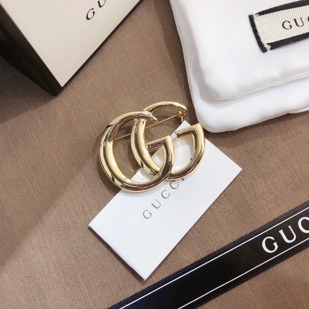 Gvc*1 Gg Brooch Gold