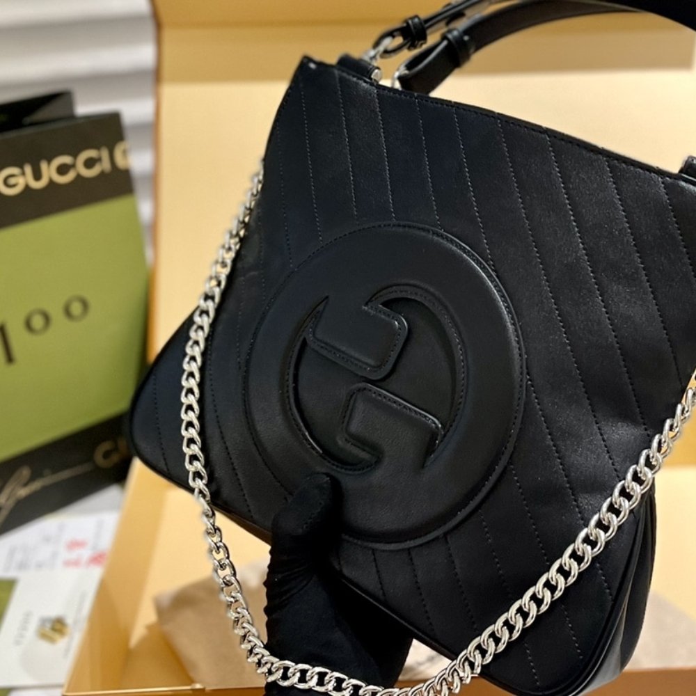 Gvc*1 Blondie Small Tote Bag Black 30Cm 751518 1Aaow 9022