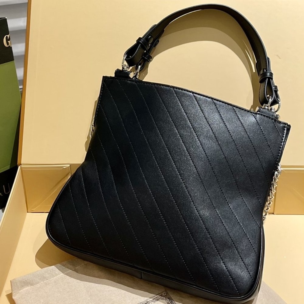 Gvc*1 Blondie Small Tote Bag Black 30Cm 751518 1Aaow 9022
