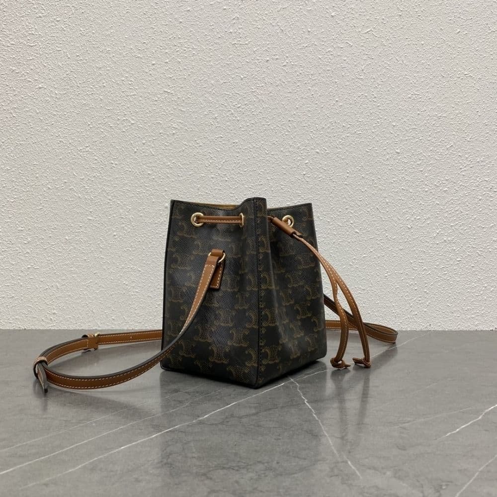 Ce1i*e Micro Sailor In Triomphe Canvas Tan 17Cm 10M742Gce 04Lu
