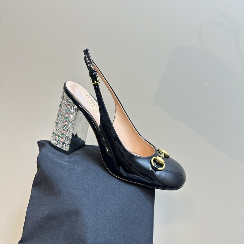 Gvc*1 Women’s Horsebit Pump With Crystals Black 795984 Bnc00 1000