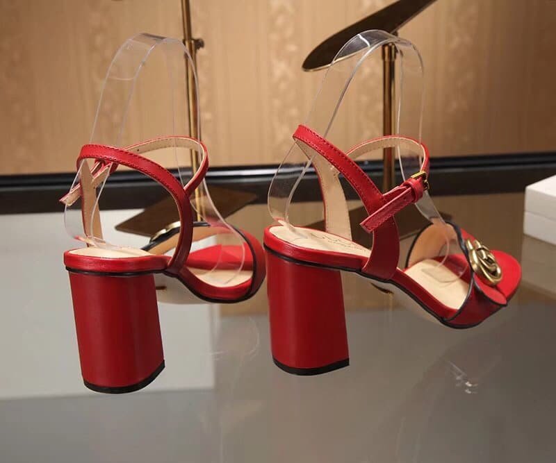 Gvc*1 G Mid Heel Sandal Red 453379 A3N00 6433