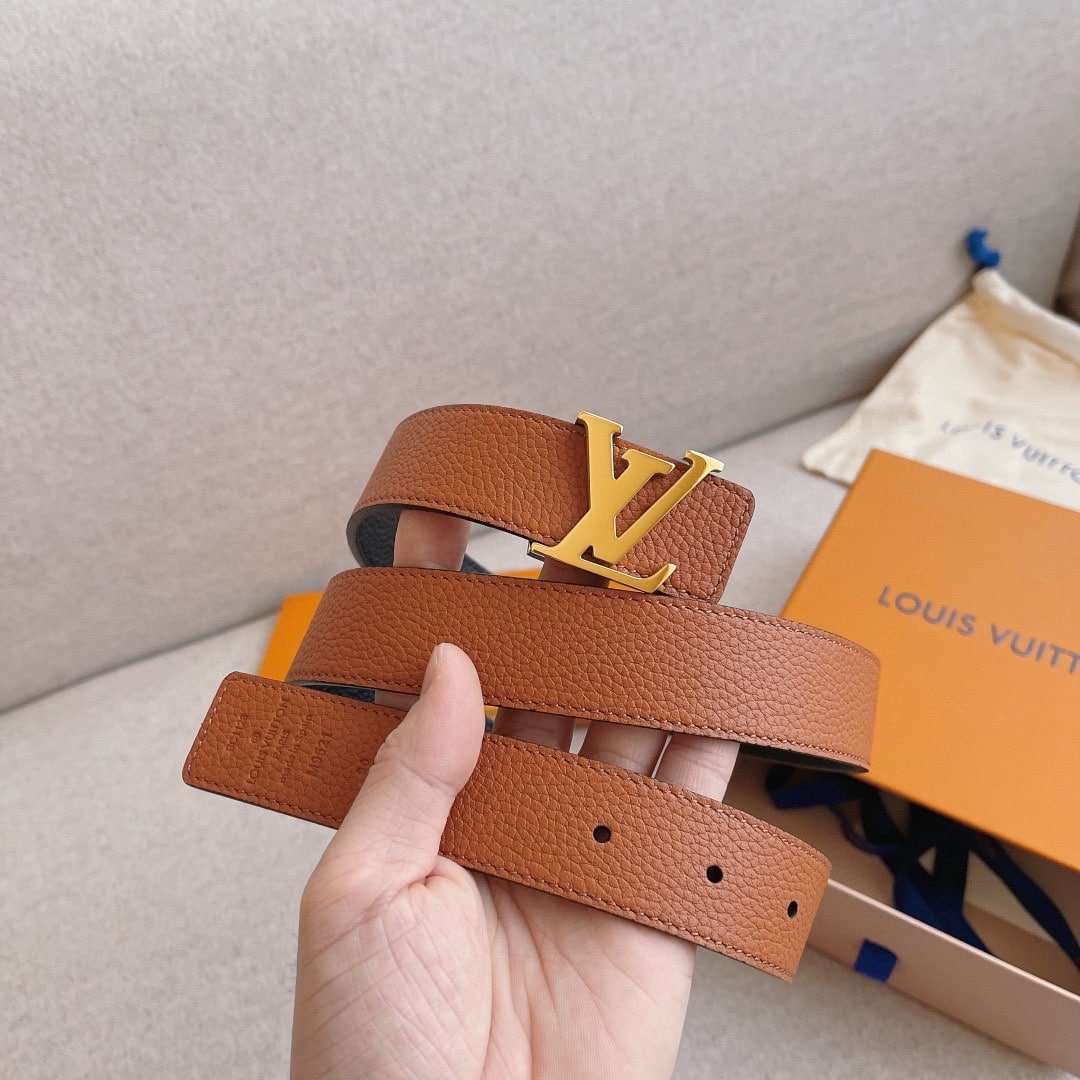 L0vis Vvtt0n Lv Initials Reversible Belt Brown 30Mm M9151U