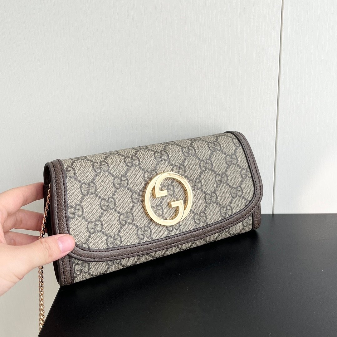 Gvc*1 Blondie Continental Chain Wallet Beige 21Cm 725215 K9Gsg 8358