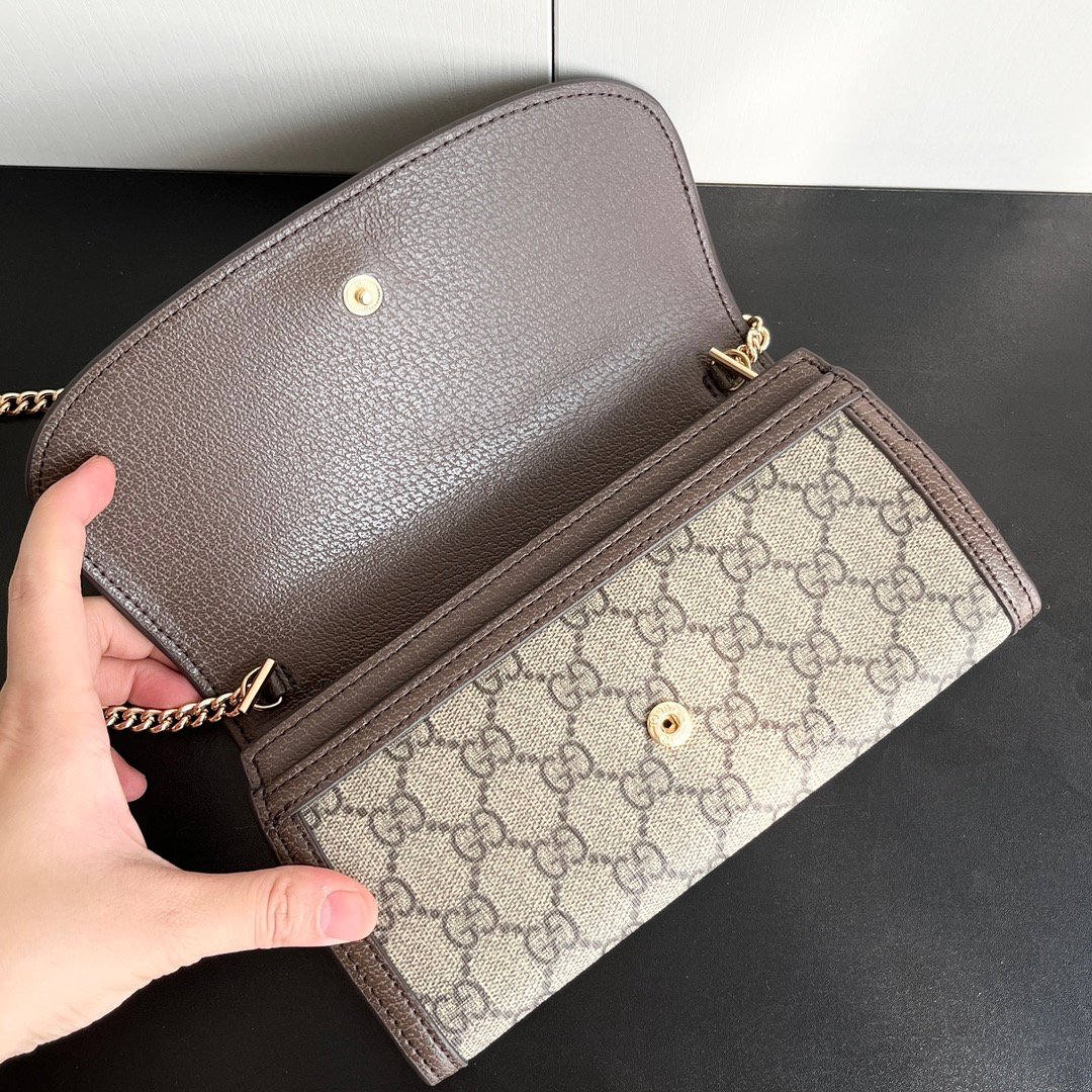 Gvc*1 Blondie Continental Chain Wallet Beige 21Cm 725215 K9Gsg 8358