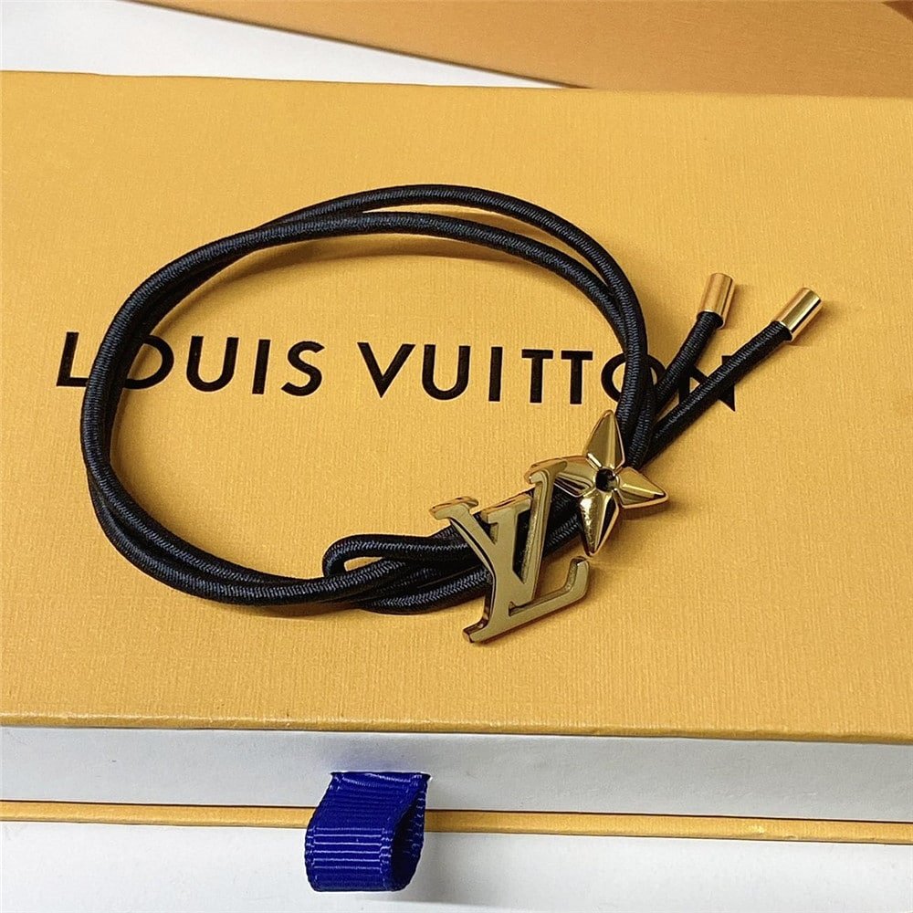 L0vis Vvtt0n Lv Bloom Bracelet Black M8142Z