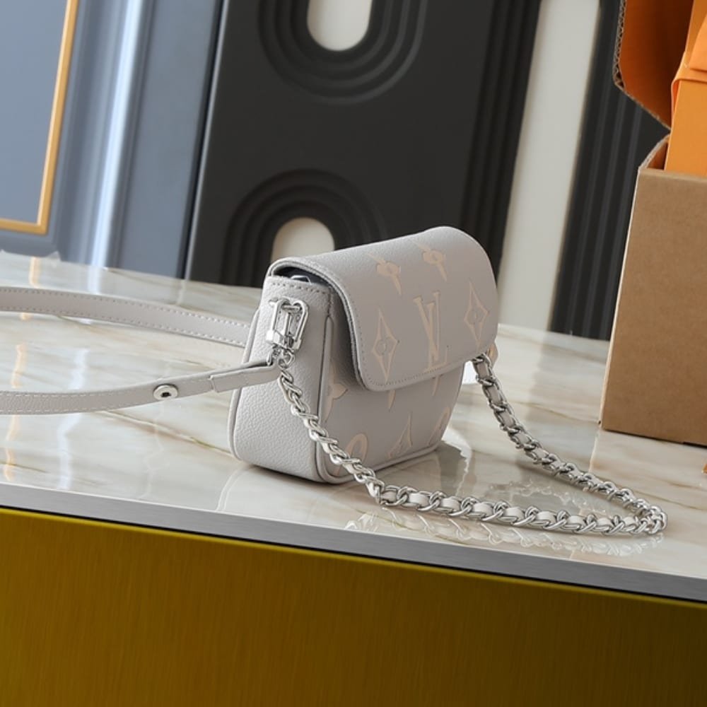 L0vis Vvtt0n Wallet On Chain Ivy Brume Gray 23Cm M14225