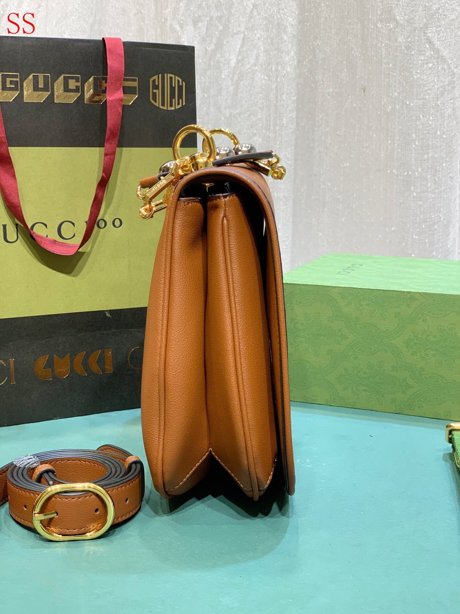 Gvc*1 Blondie Medium Bag Brown 29Cm 