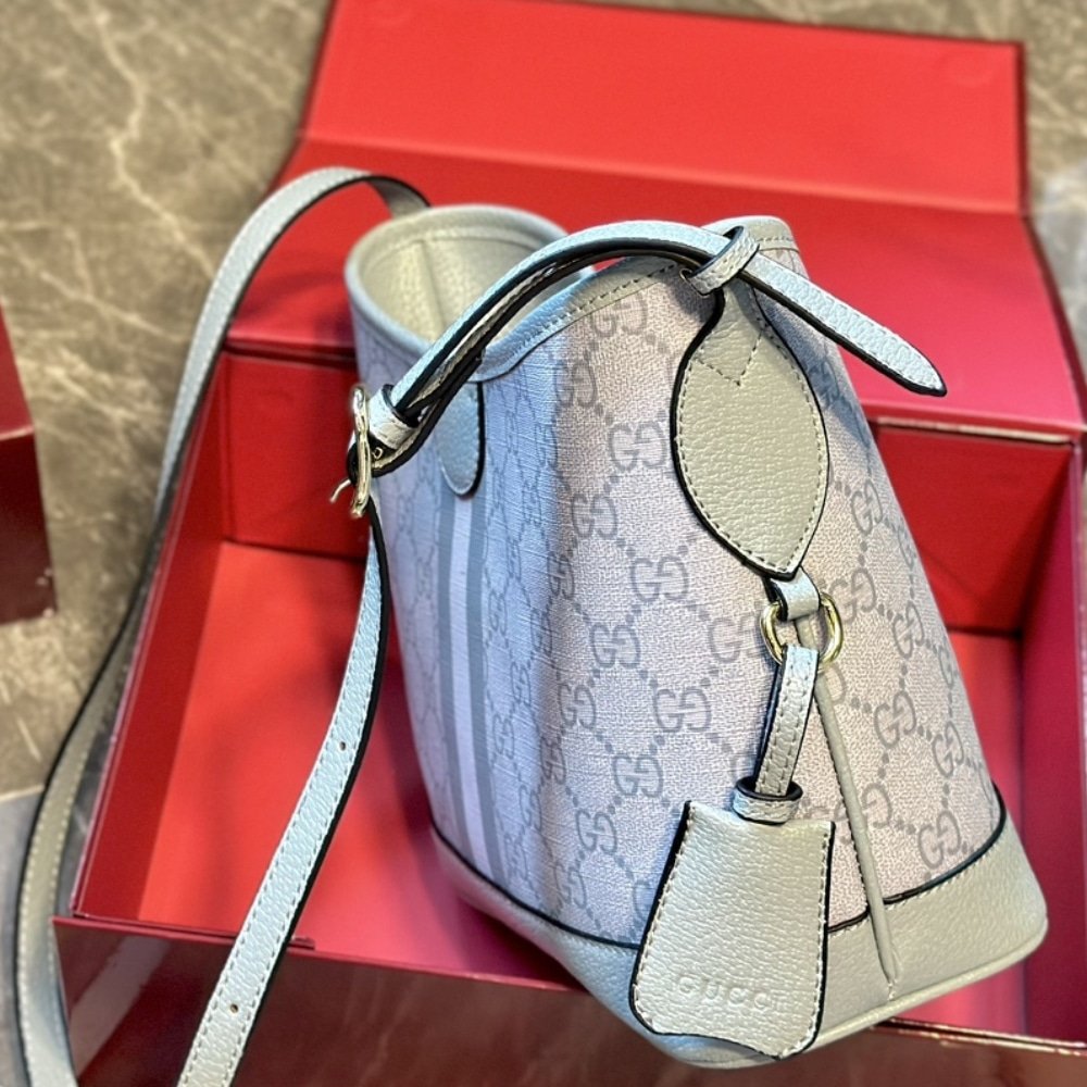 Gvc*1 Ophidia Small Tote Bag Dusty Blue 23Cm 765043 Fad04 8741