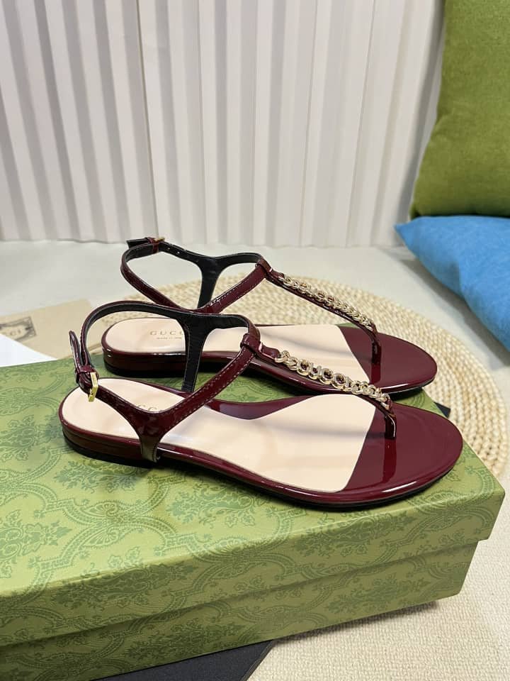 Gvc*1 Signoria Thong Sandal Red 782415 Bnc00 6207