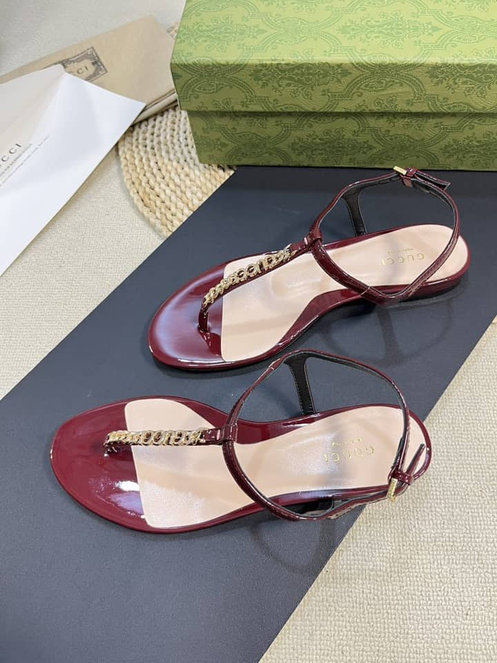Gvc*1 Signoria Thong Sandal Red 782415 Bnc00 6207