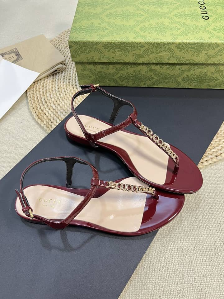 Gvc*1 Signoria Thong Sandal Red 782415 Bnc00 6207