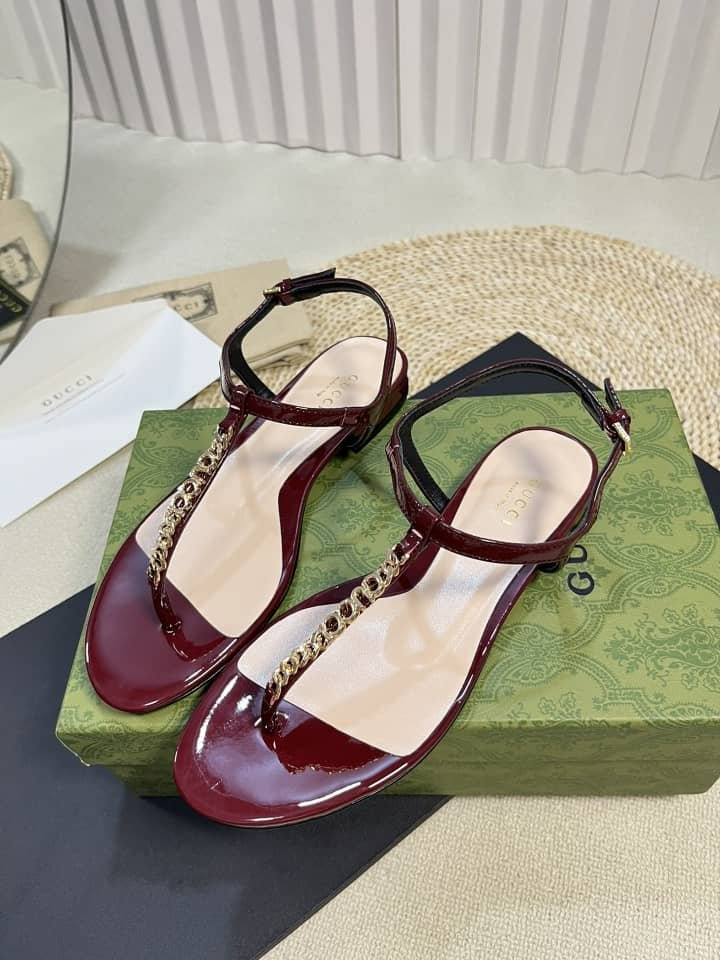 Gvc*1 Signoria Thong Sandal Red 782415 Bnc00 6207