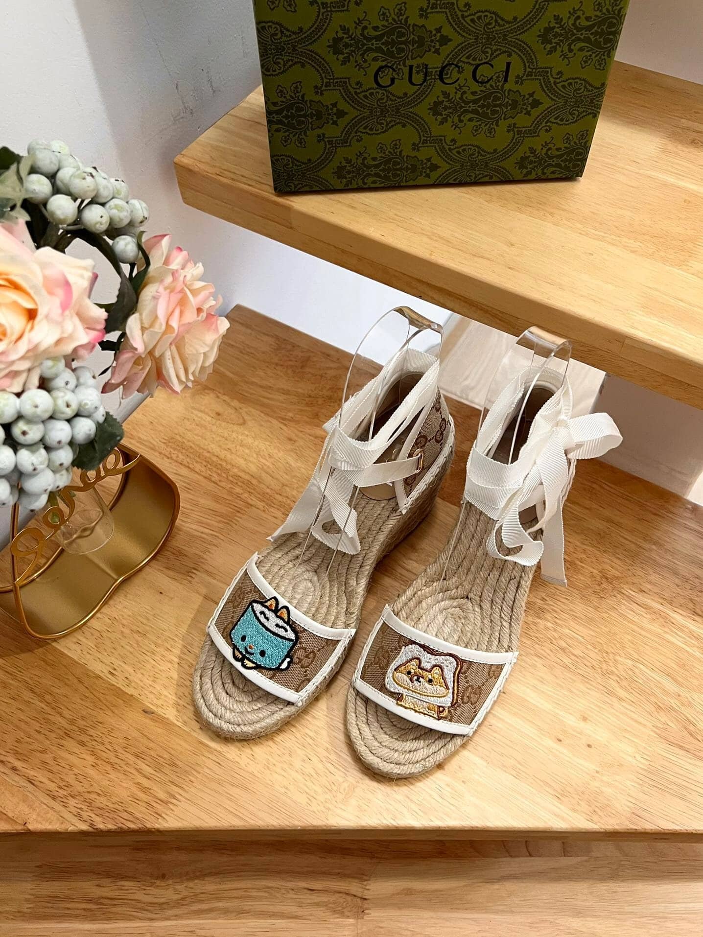 Gvc*1 Women’S Gg Espadrille With Patch 737511 Fabor 9741