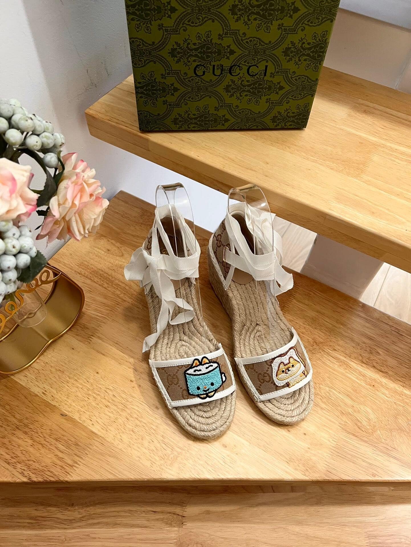 Gvc*1 Women’S Gg Espadrille With Patch 737511 Fabor 9741