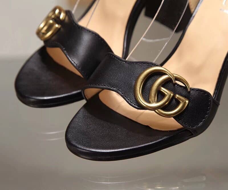 Gvc*1 G Mid Heel Sandal Black ‎453379 A3N00 1000