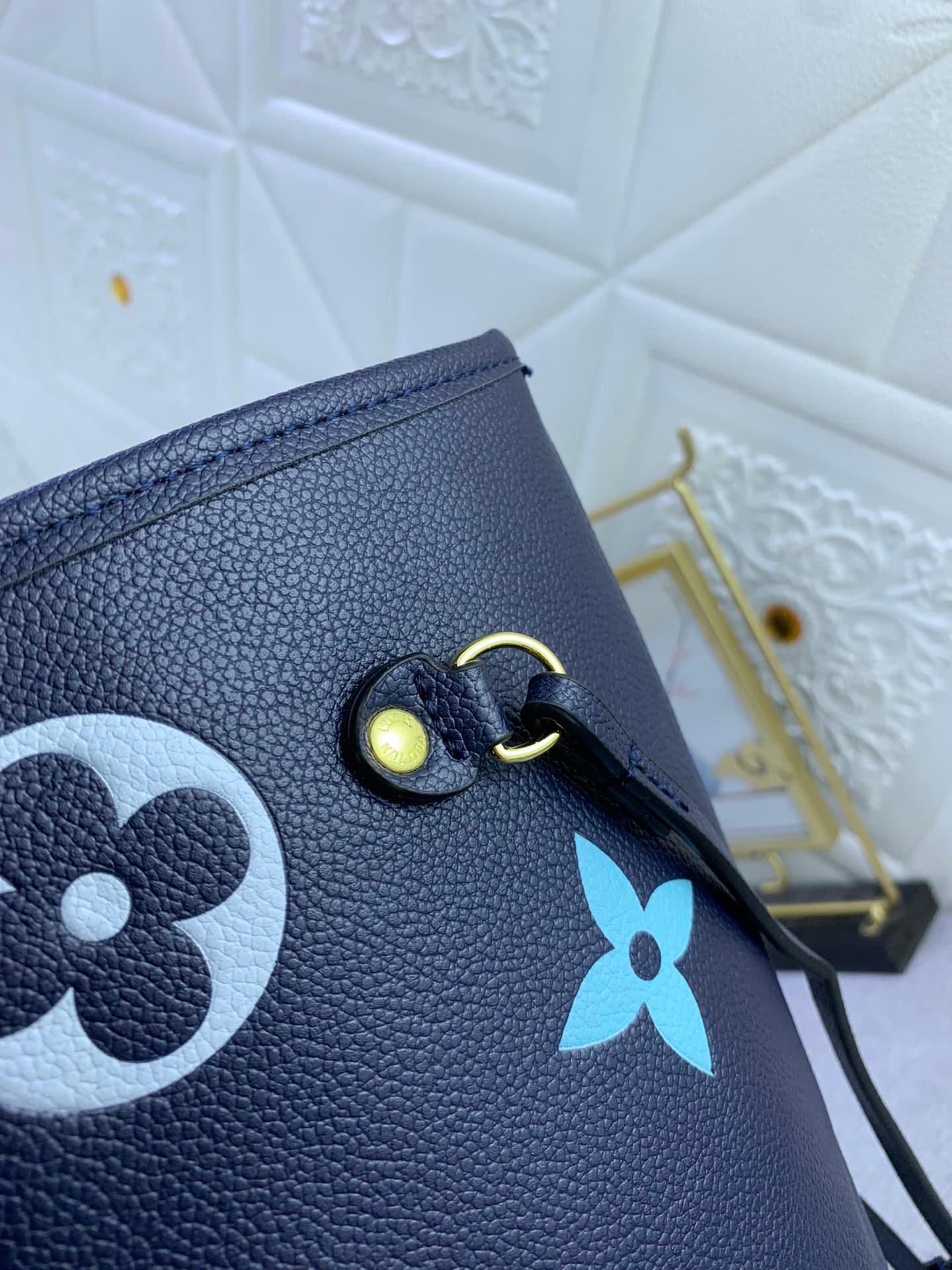 L0vis Vvtt0n Neverfull Mm Monogram Empreinte Blue 31Cm M46514