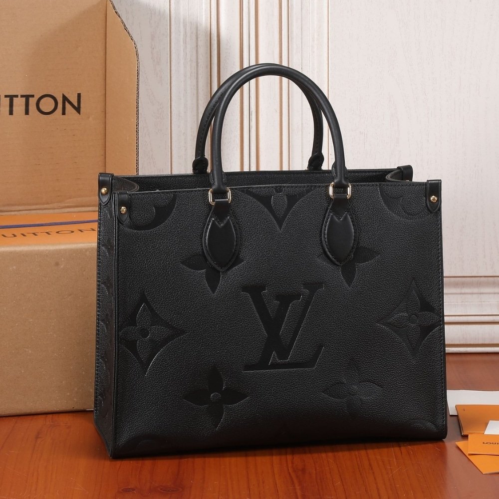 L0vis Vvtt0n Onthego MM Monogram Empreinte Black 35Cm M45595