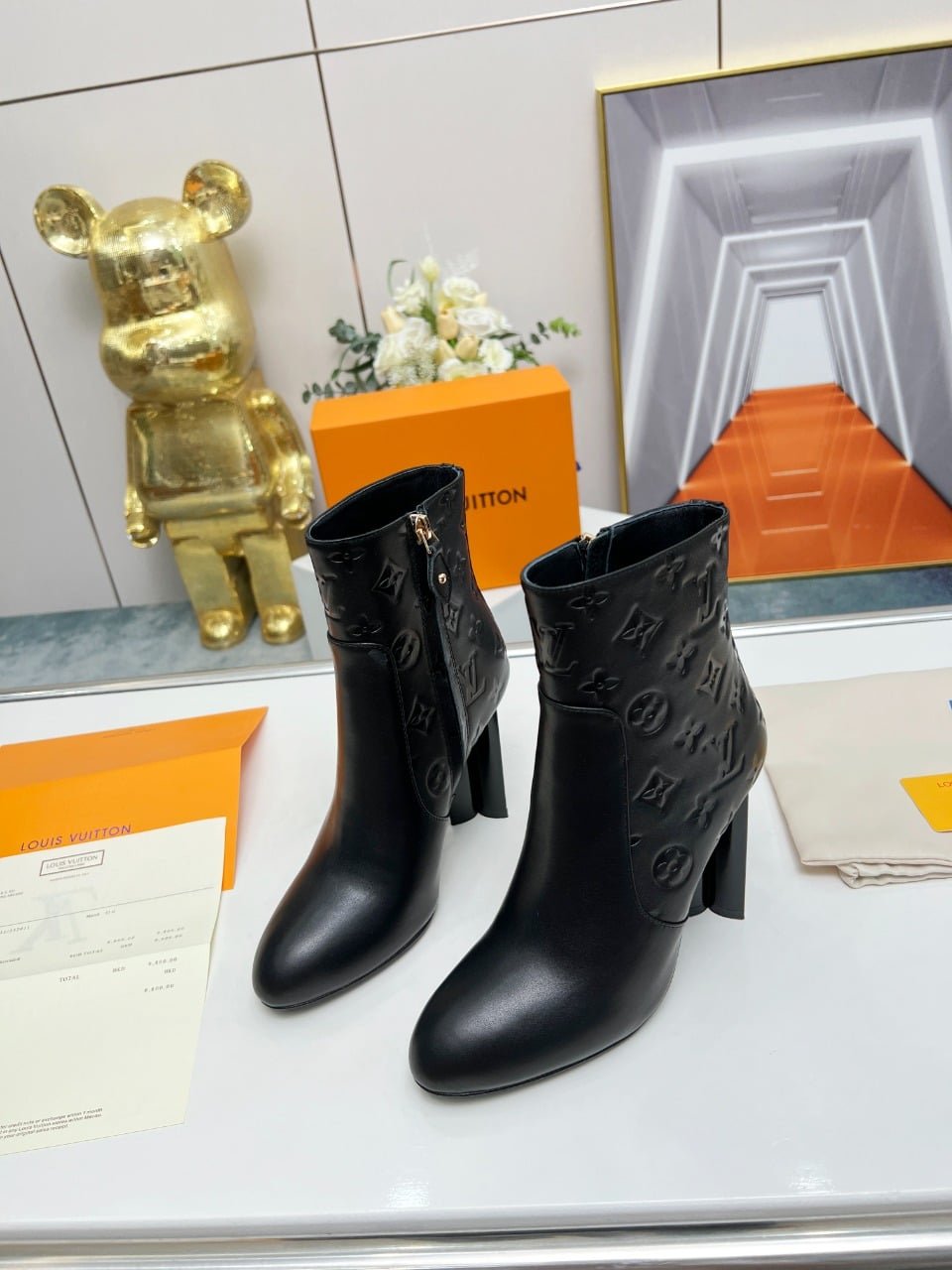 L0vis Vvtt0n Silhouette Ankle Boot Black 1Abp9J