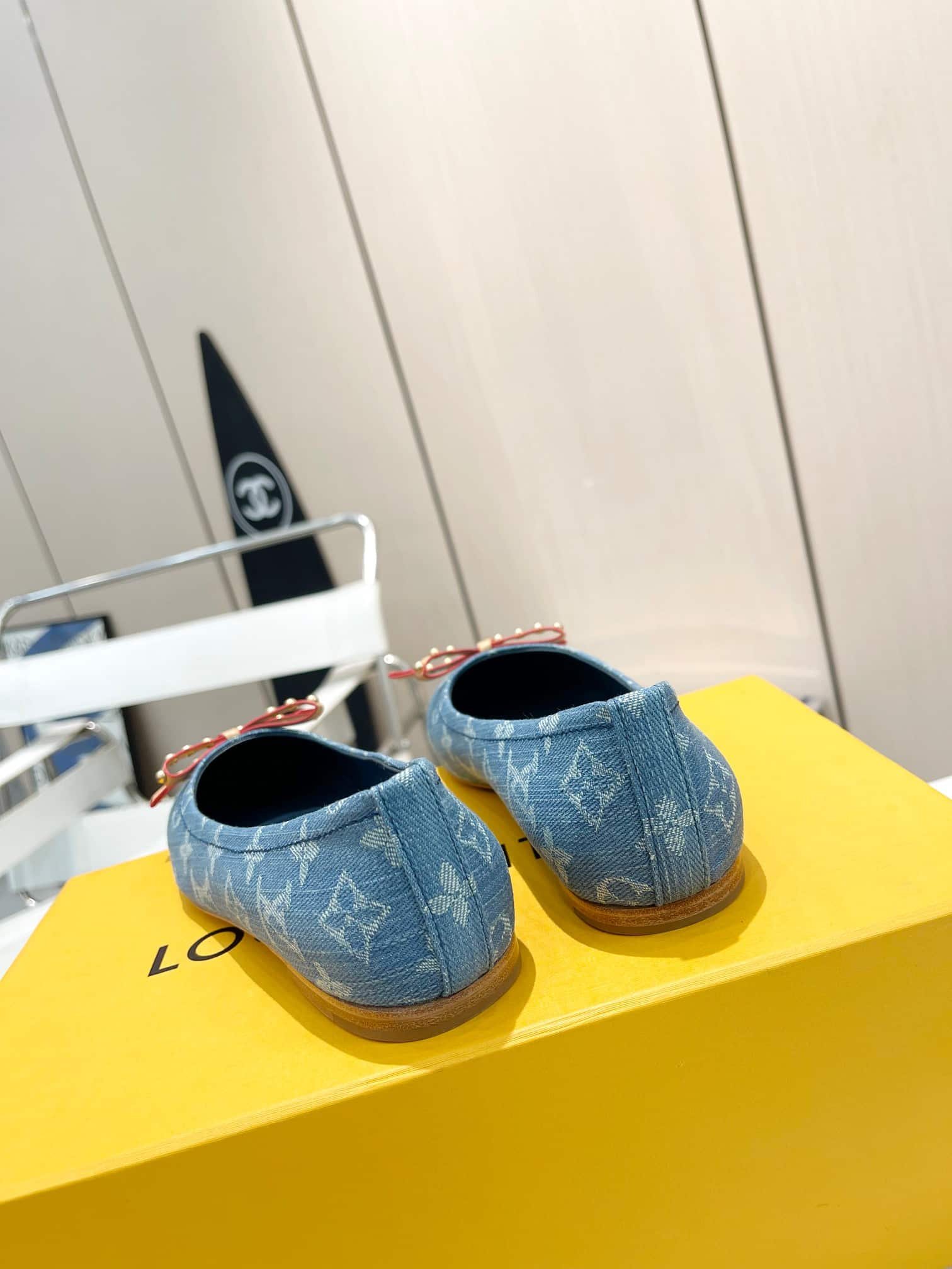 L0vis Vvtt0n Nina Doll Shoes Denim Blue 1Ack91