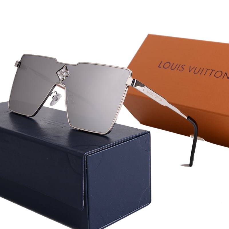 L0vis Vvtt0n Cyclone Metal Sunglasses Silver Hardware In Silver
