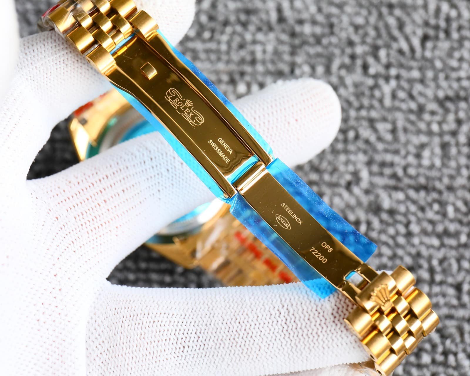 R01ex Datejust Roman Numeral Dial Gold In Black 41Mm