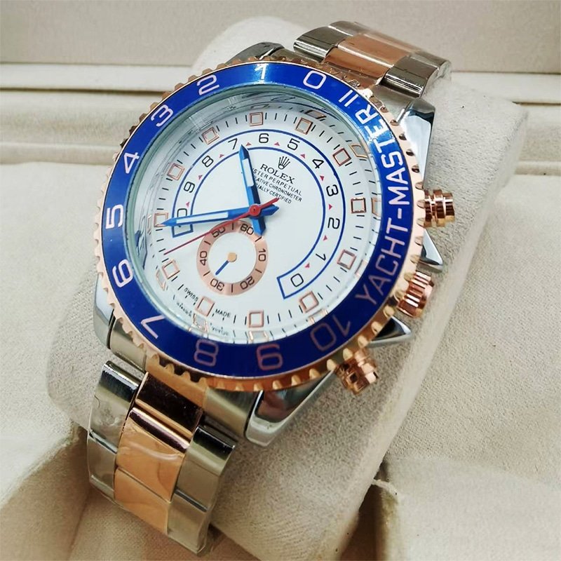 R01ex Oyster Yacht Master Ii 44Mm With Gold And Silver Strap 116681