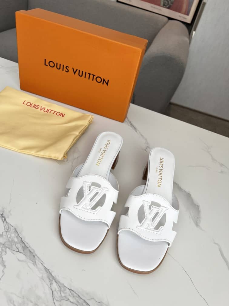 L0vis Vvtt0n Lv Isola Mule White 1Acg5P