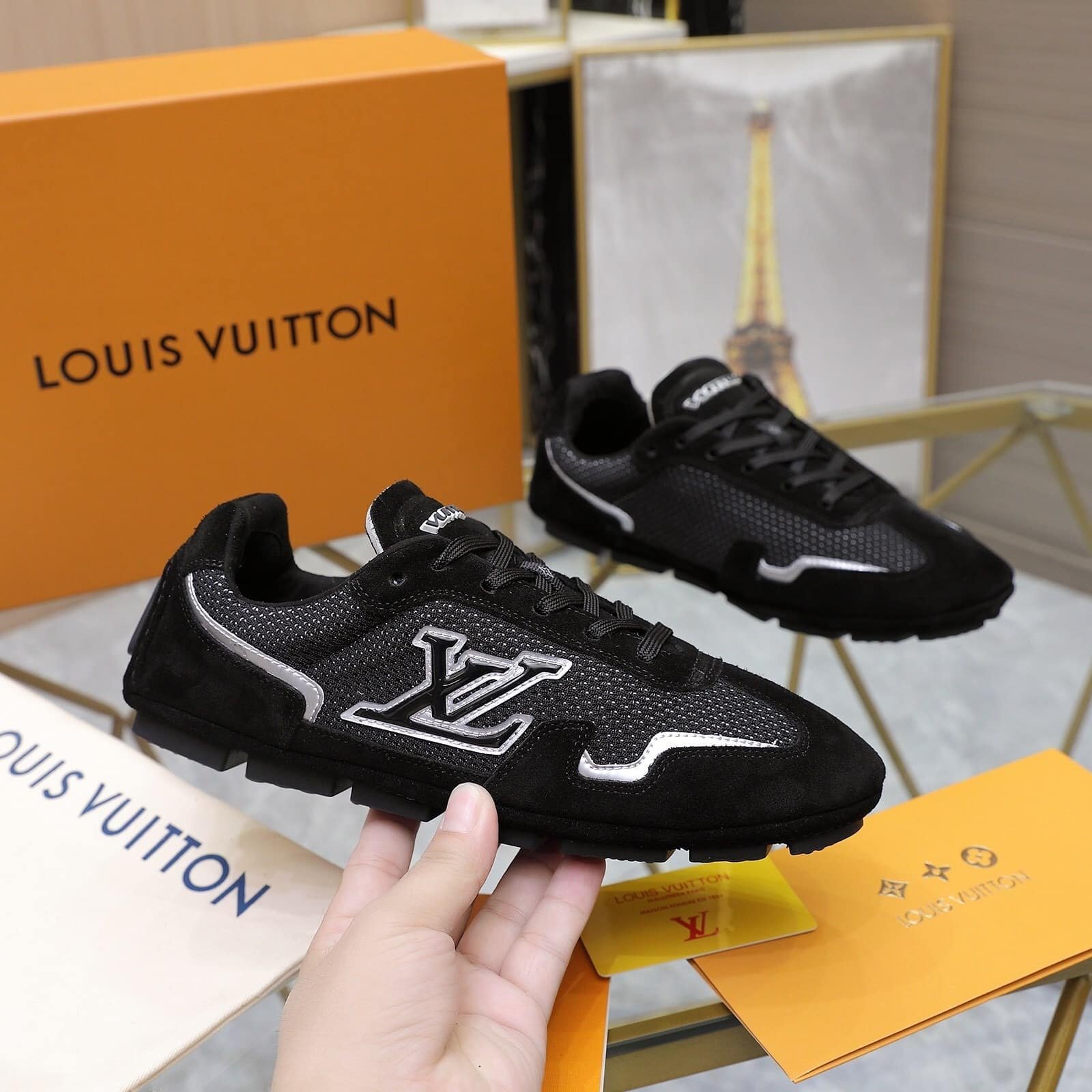 L0vis Vvtt0n Lv Rally Sneaker Black 1Ahtzk