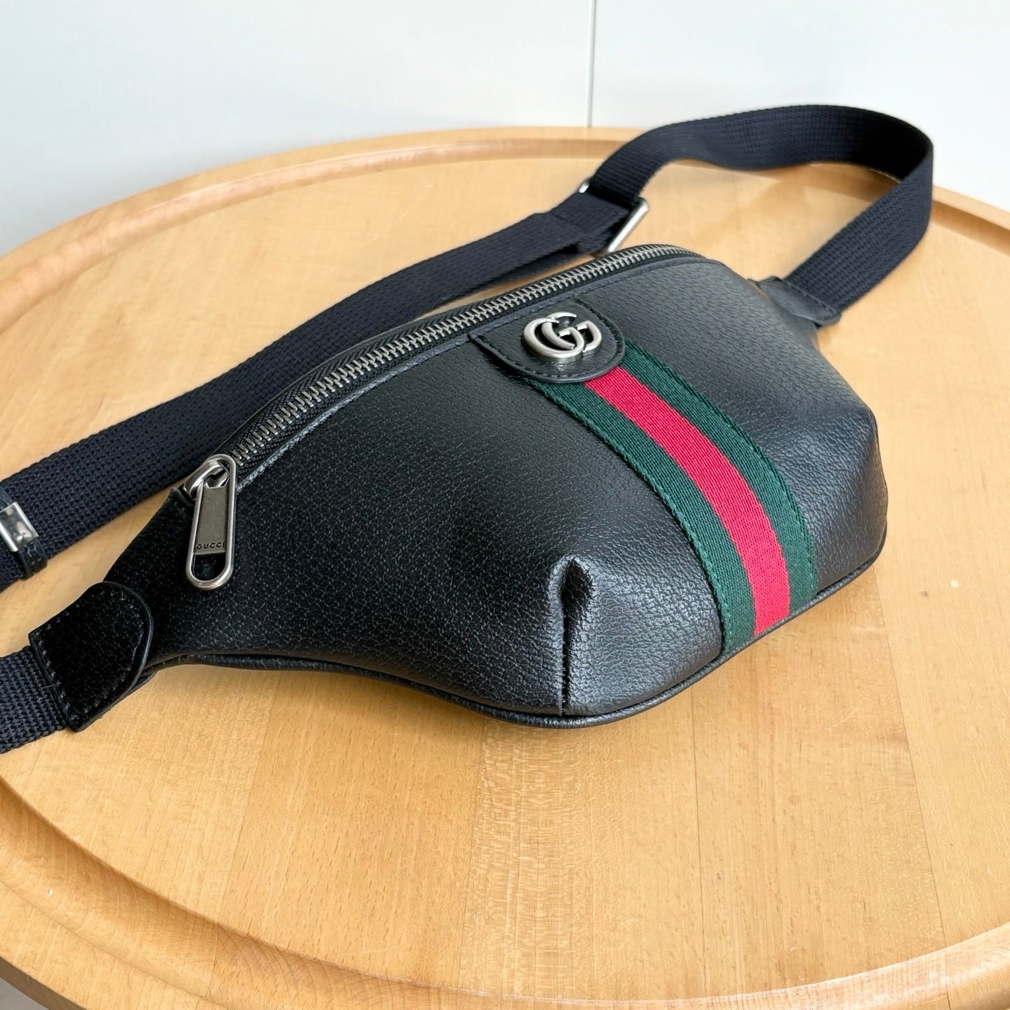 Gvc*1 Ophidia Small Belt Bag Black 30Cm 839106 Aae1B 1043