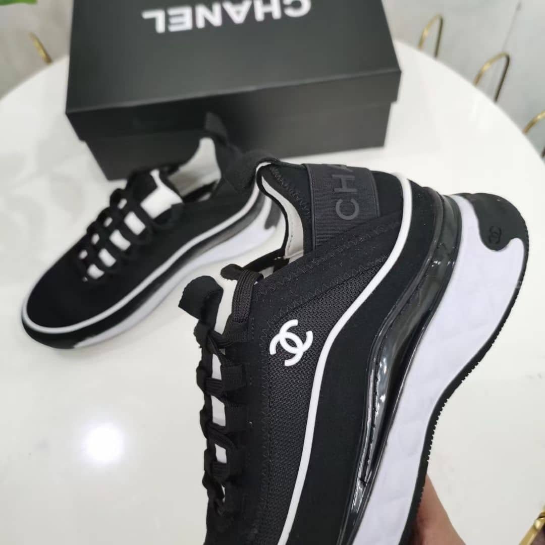 Ch**el Women’S Suede Sneaker Black G39072 Y55826 K4284